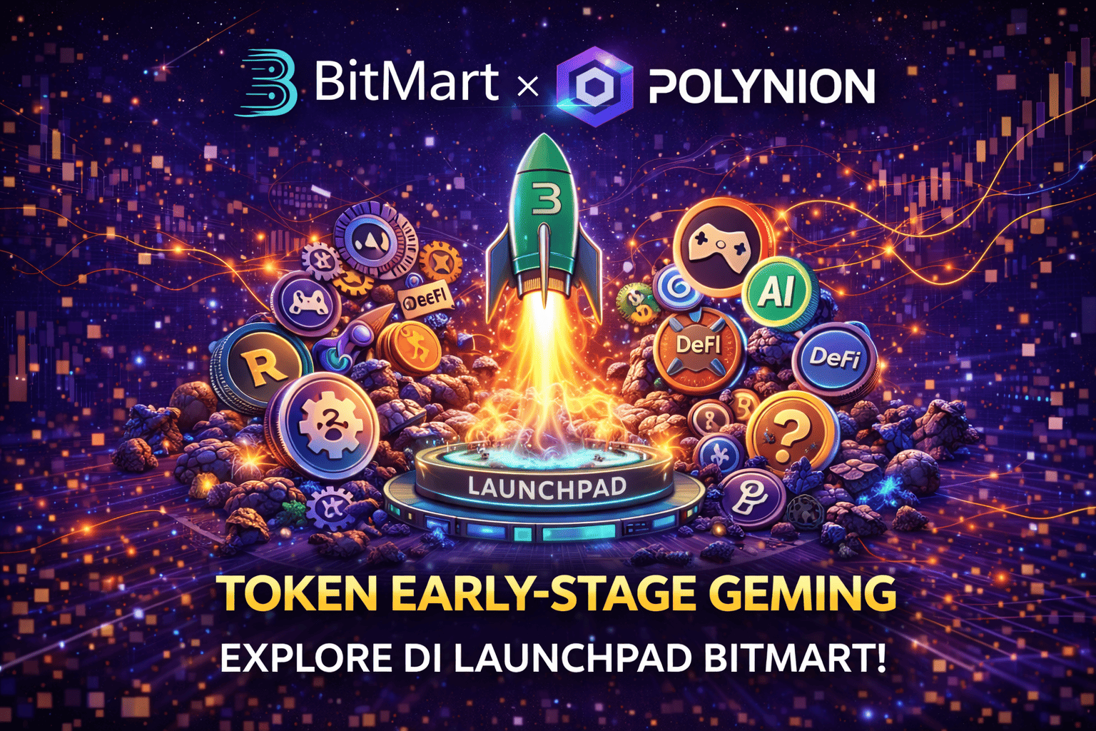 Launchpad BitMart: Tempat Cari Token Geming Awal