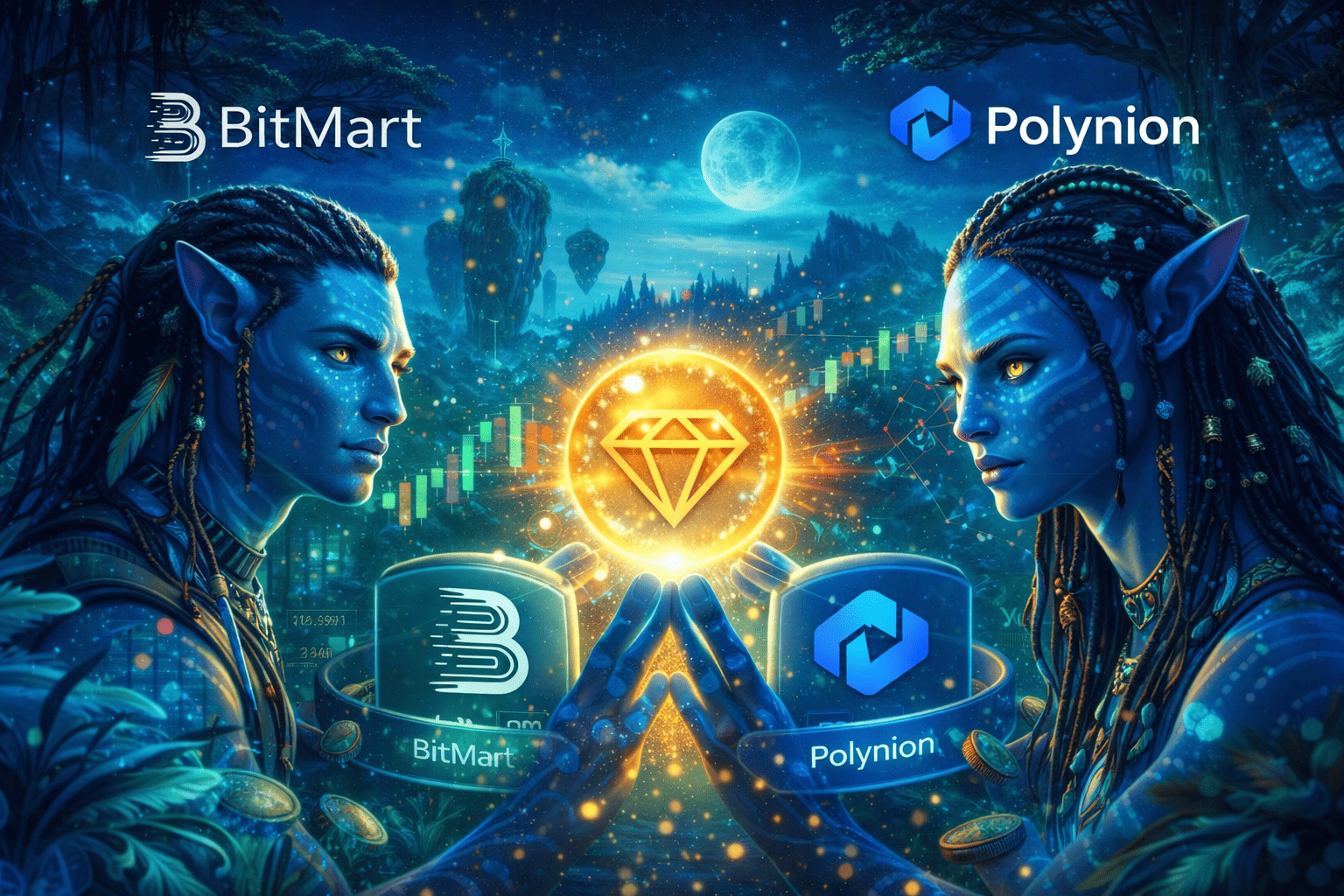 Bitmart x Polynion untuk memantau potensi koin baru sebelum viral