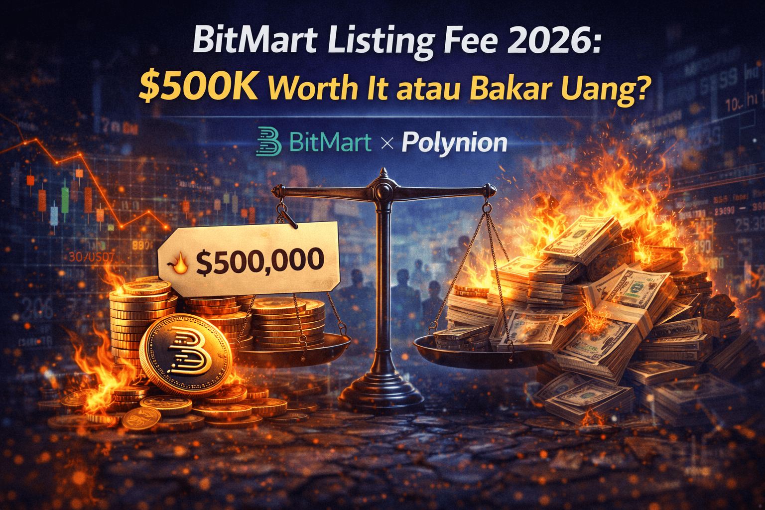 BitMart Listing Fee 2026: $500K Worth It atau Bakar Uang?