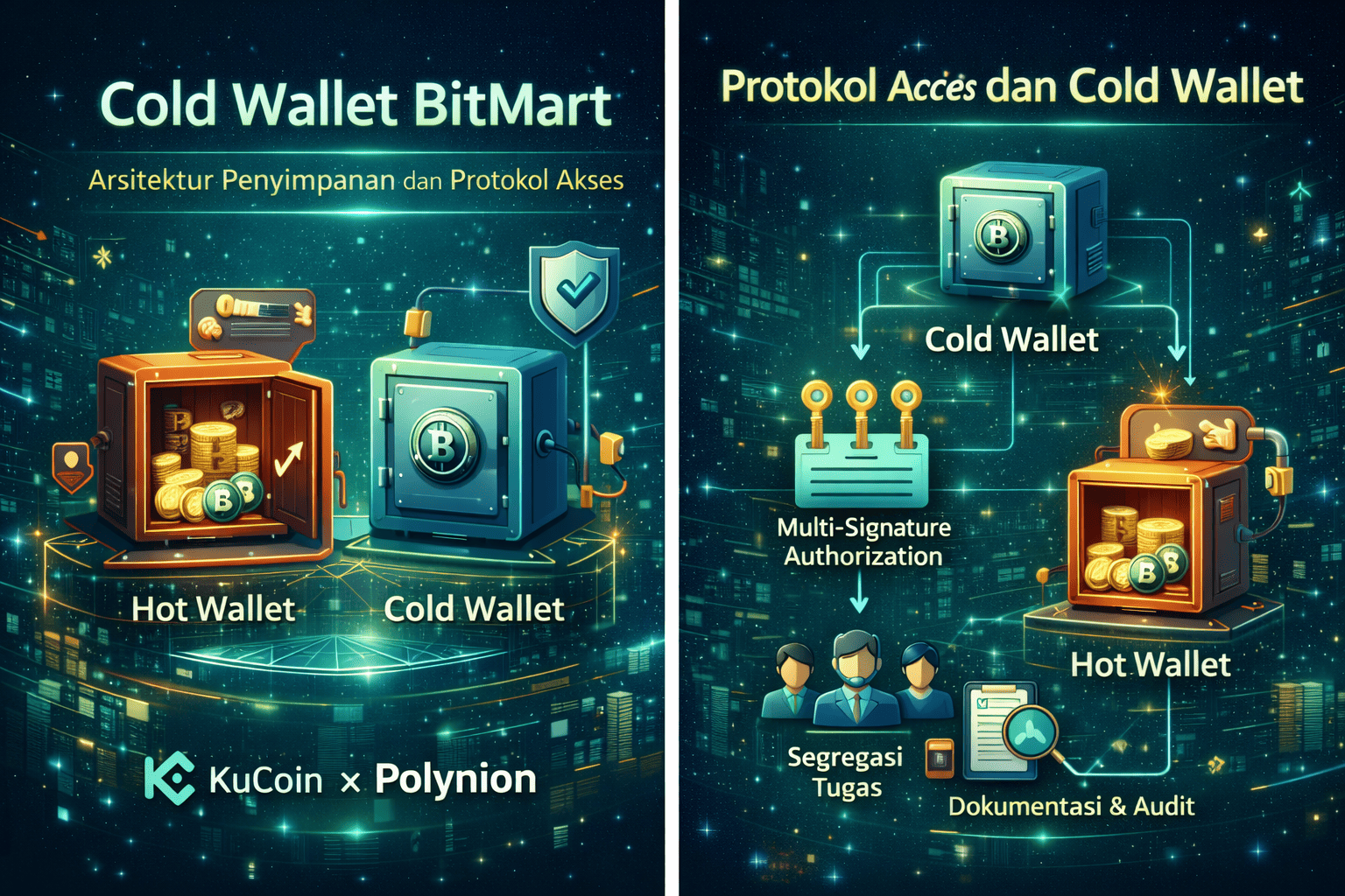 Cold Wallet BitMart: Arsitektur Penyimpanan dan Protokol Akses